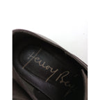 HENRY BEGUELIN  エンリーベグリン  レザー  レースアップ  シューズ  靴 ダークブラウン 37   【中古】