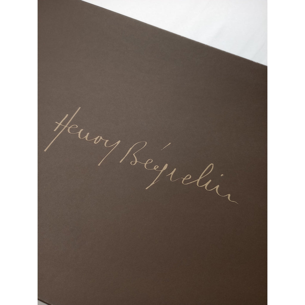 HENRY BEGUELIN エンリーベグリン レザー ロングブーツ サイドジップ 靴 黒 ブラック  38  (9M＋1198) 【中古】