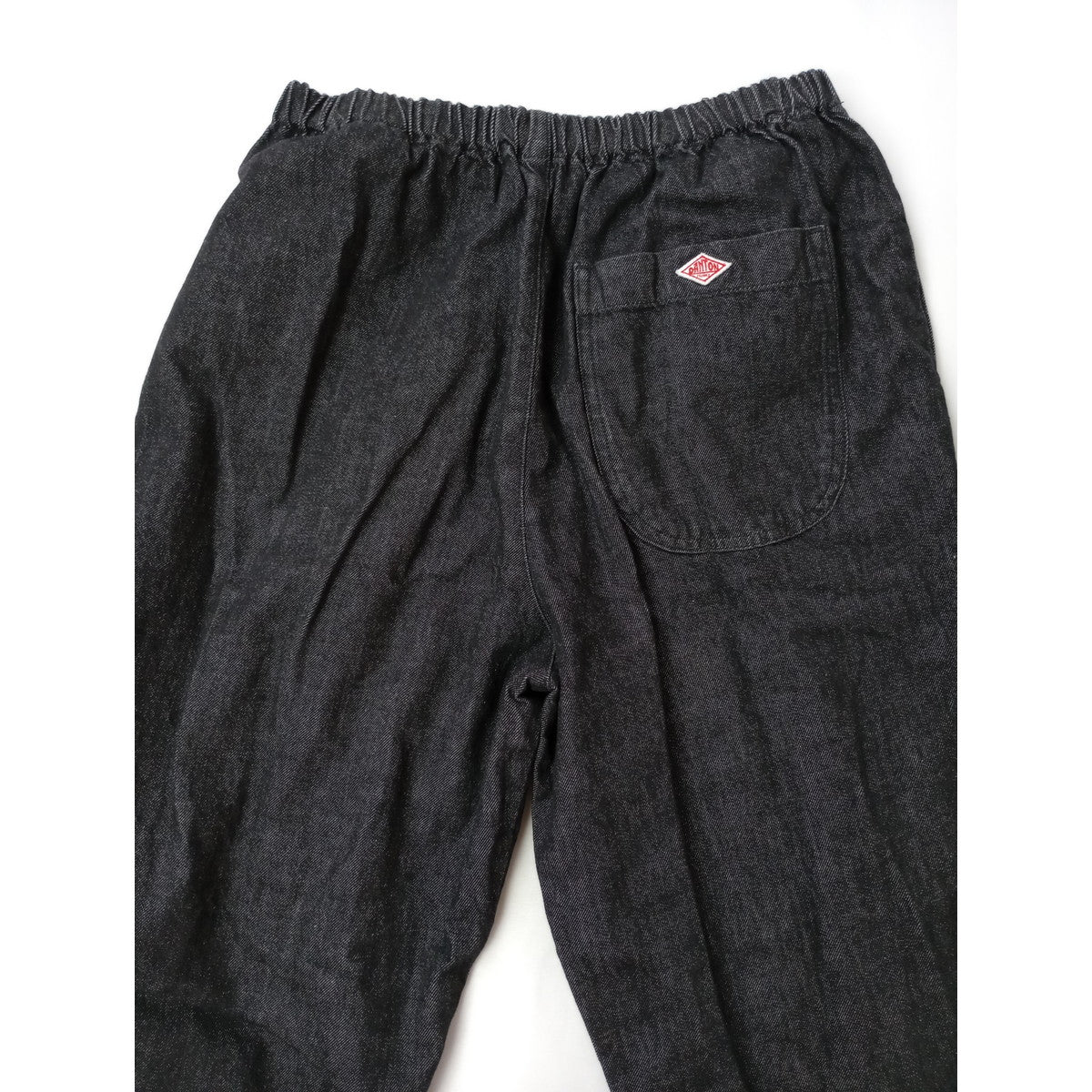 DANTON ダントン イージーデニム パンツ  黒 ブラック 36 【中古】