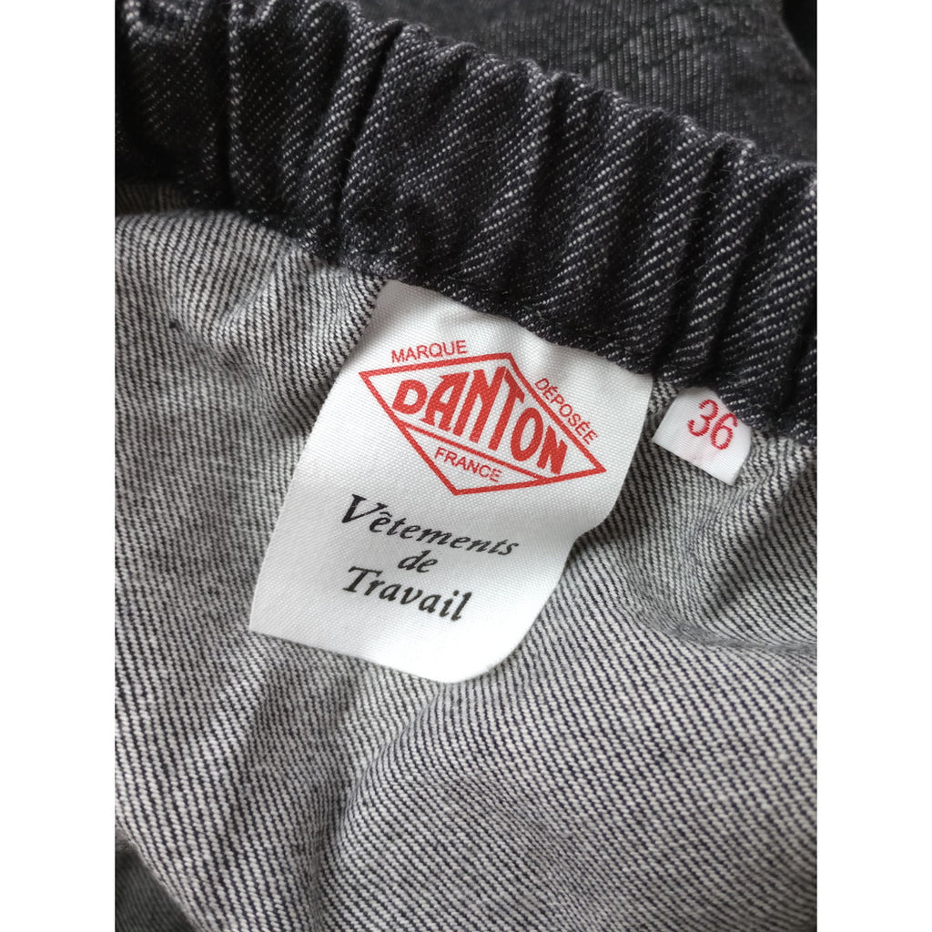 DANTON ダントン イージーデニム パンツ  黒 ブラック 36 【中古】