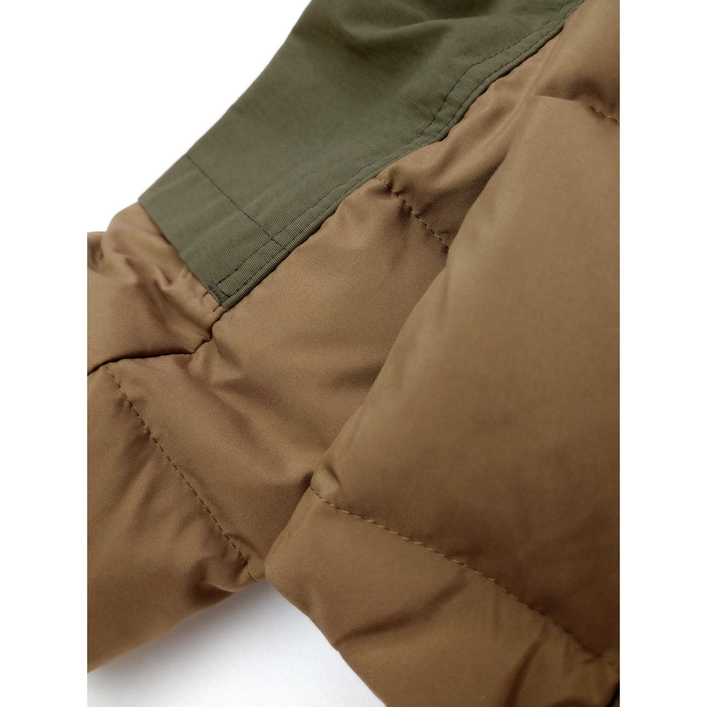 ZUCCa   ズッカ  ダウン ジャケット  カーキ  ベージュ S  (10M＋1201)【中古】