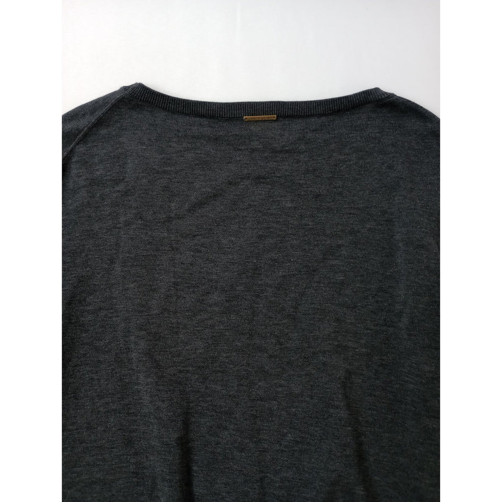 26SS  MICA & DEAL マイカ＆ディール  ショート ニット T-shirt  Tシャツ トップス  グレー FREE【中古】
