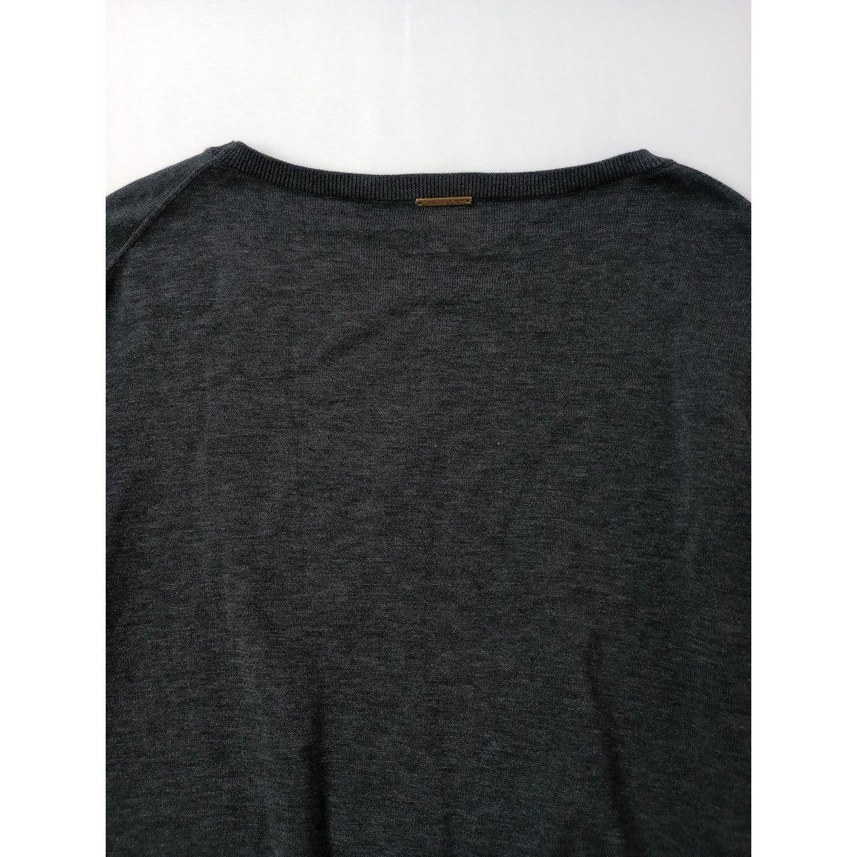 26SS  MICA & DEAL マイカ＆ディール  ショート ニット T-shirt  Tシャツ トップス  グレー FREE【中古】