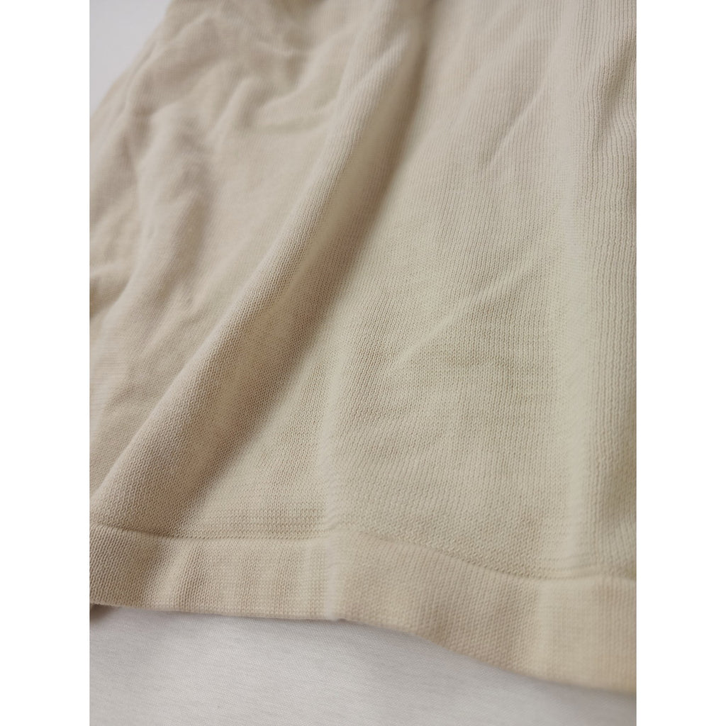 26SS  MICA & DEAL マイカ＆ディール  ショート ニット T-shirt  Tシャツ トップス  ベージュ FREE【中古】