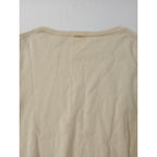 26SS  MICA & DEAL マイカ＆ディール  ショート ニット T-shirt  Tシャツ トップス  ベージュ FREE【中古】