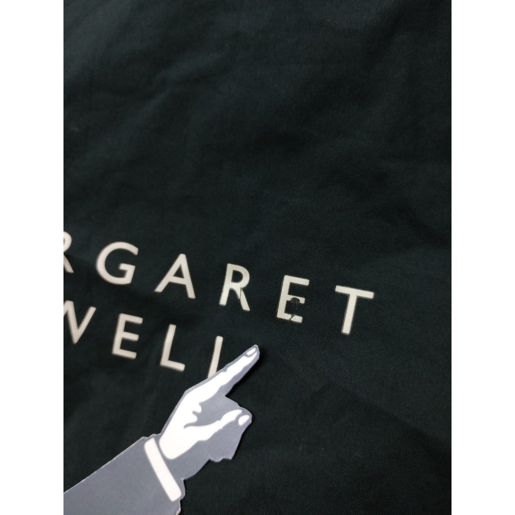 MARGARET HOWELL × MIZUNO マーガレットハウエル ミズノ POLYESTER POPLIN BAG ナイロントートバッグ 黒 ブラック 【中古】