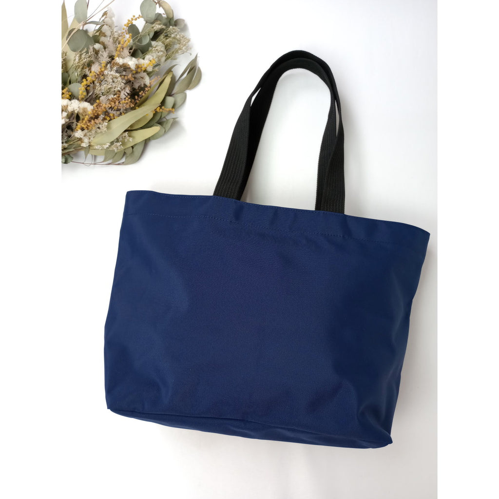 Herve Chapelier  エルベシャプリエ  トート バッグ  ネイビー  【中古】
