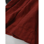 nest Robe  ネストローブ  ノースリーブ  ロング ワンピース  リネン  麻  100％ 赤 【中古】