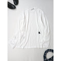 26SS mina perhonen ミナペルホネン troll ロングスリーブプルオーバー 長袖 Tシャツ ロンT カットソー トップス 白  M 【中古】