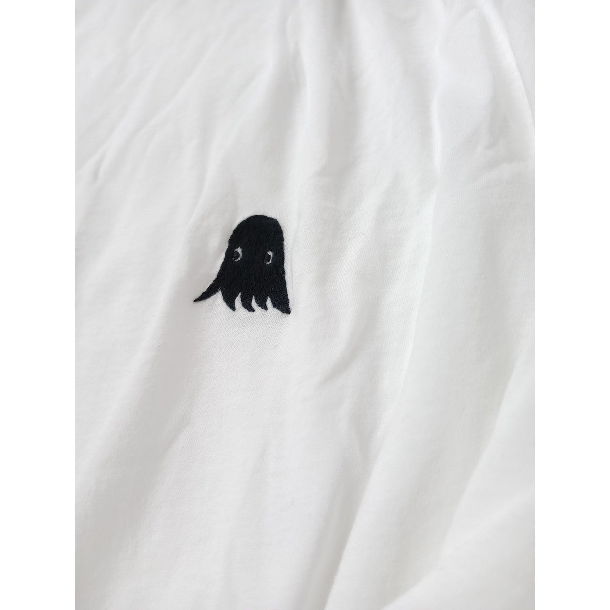 26SS mina perhonen ミナペルホネン troll ロングスリーブプルオーバー 長袖 Tシャツ ロンT カットソー トップス 白  M 【中古】
