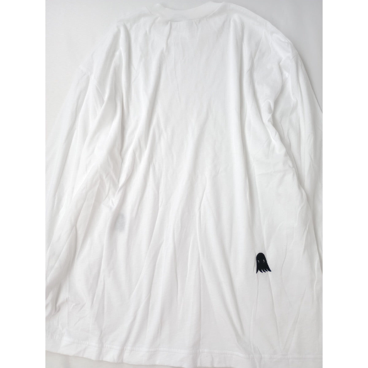 26SS mina perhonen ミナペルホネン troll ロングスリーブプルオーバー 長袖 Tシャツ ロンT カットソー トップス 白  M 【中古】