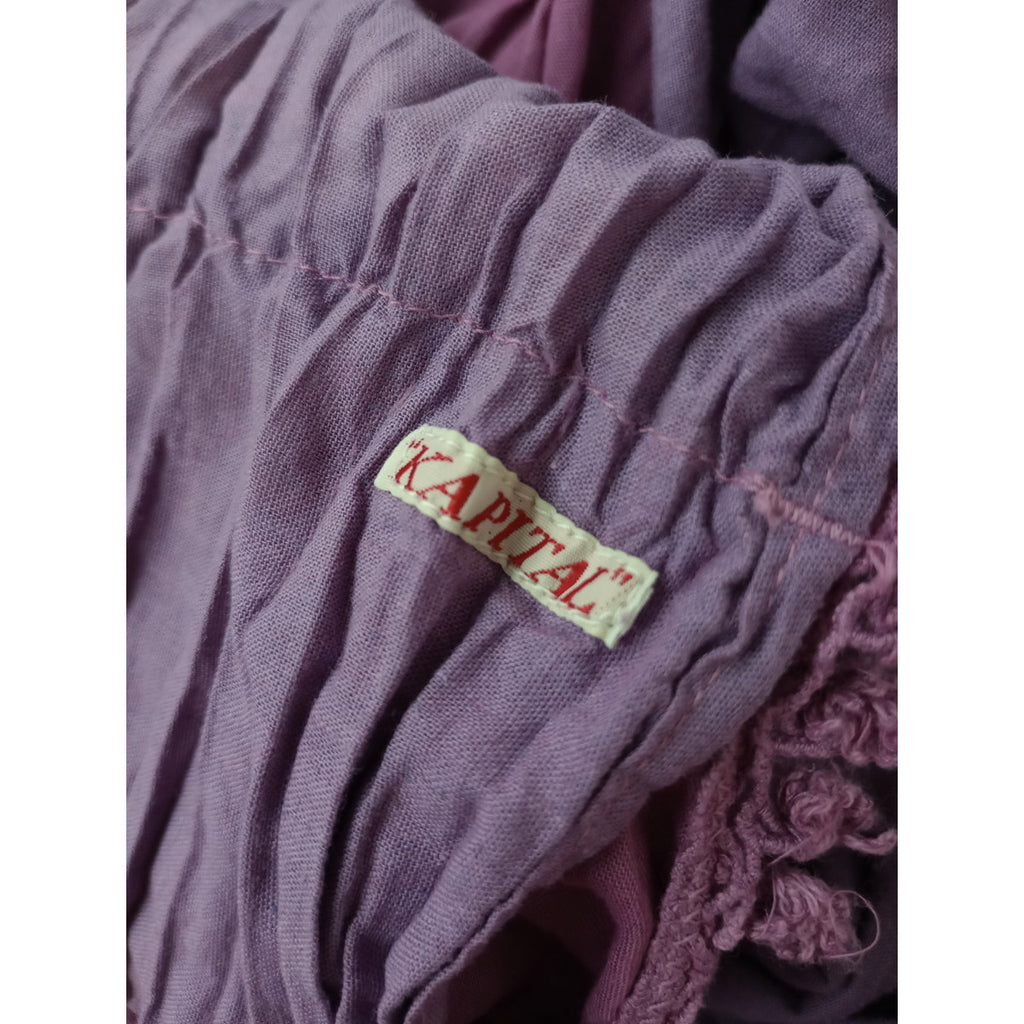 KAPITAL キャピタル スヌード ストール   パープル 【中古】