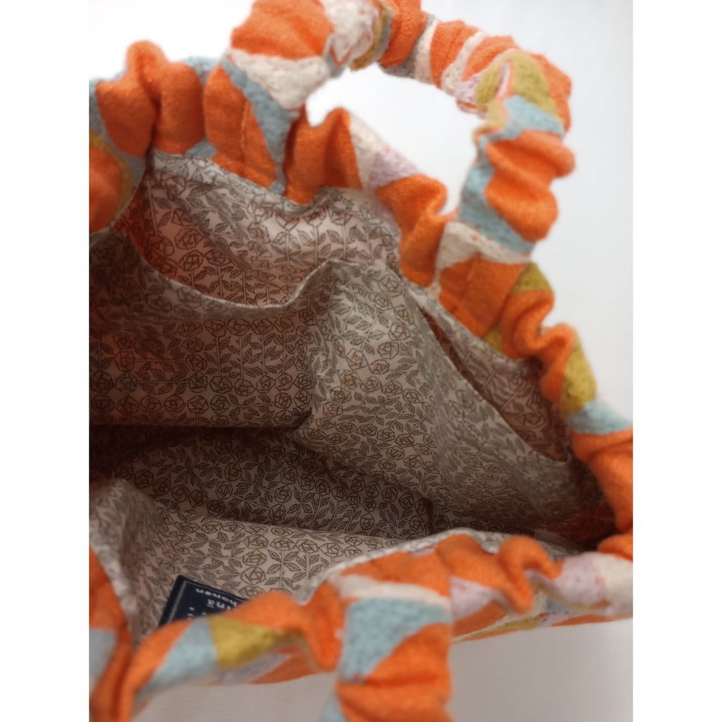 mina perhonen ミナペルホネン pallo skip bag スキップバッグ オレンジ 【中古】