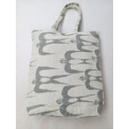 mina perhonen ミナペルホネン hello swallow toast bag トースト バッグ 白グレー 【中古】