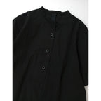〈染〉MHL エムエイチエル マーガレットハウエル MARGARET HOWELL MATT COTTON CHECK コットン100％ ワンピース 黒 ブラック【中古】