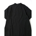 〈染〉MHL エムエイチエル マーガレットハウエル MARGARET HOWELL MATT COTTON CHECK コットン100％ ワンピース 黒 ブラック【中古】