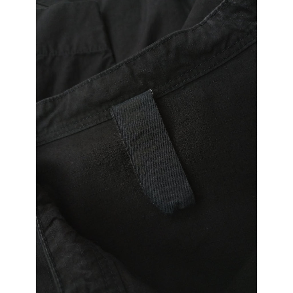〈染〉MHL エムエイチエル マーガレットハウエル MARGARET HOWELL MATT COTTON CHECK コットン100％ ワンピース 黒 ブラック【中古】