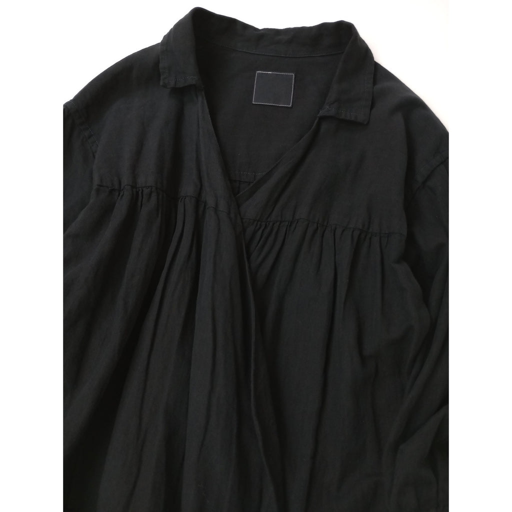 〈染〉TOUJOURS トゥジュー  カシュクール   ワンピース  黒 ブラック 【中古】