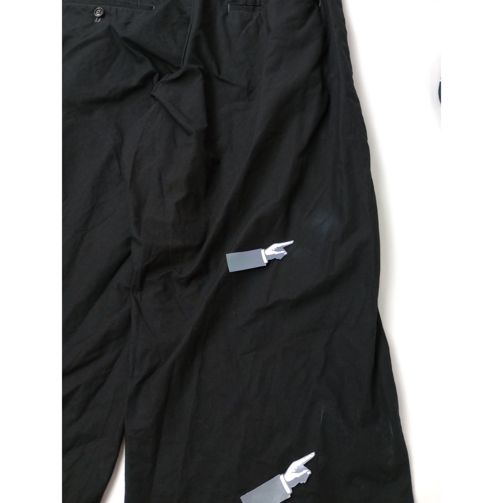 〈染〉stein シュタイン オーバーサイズ  シルエット ジャンプスーツ つなぎ メンズ  黒 ブラック 【中古】