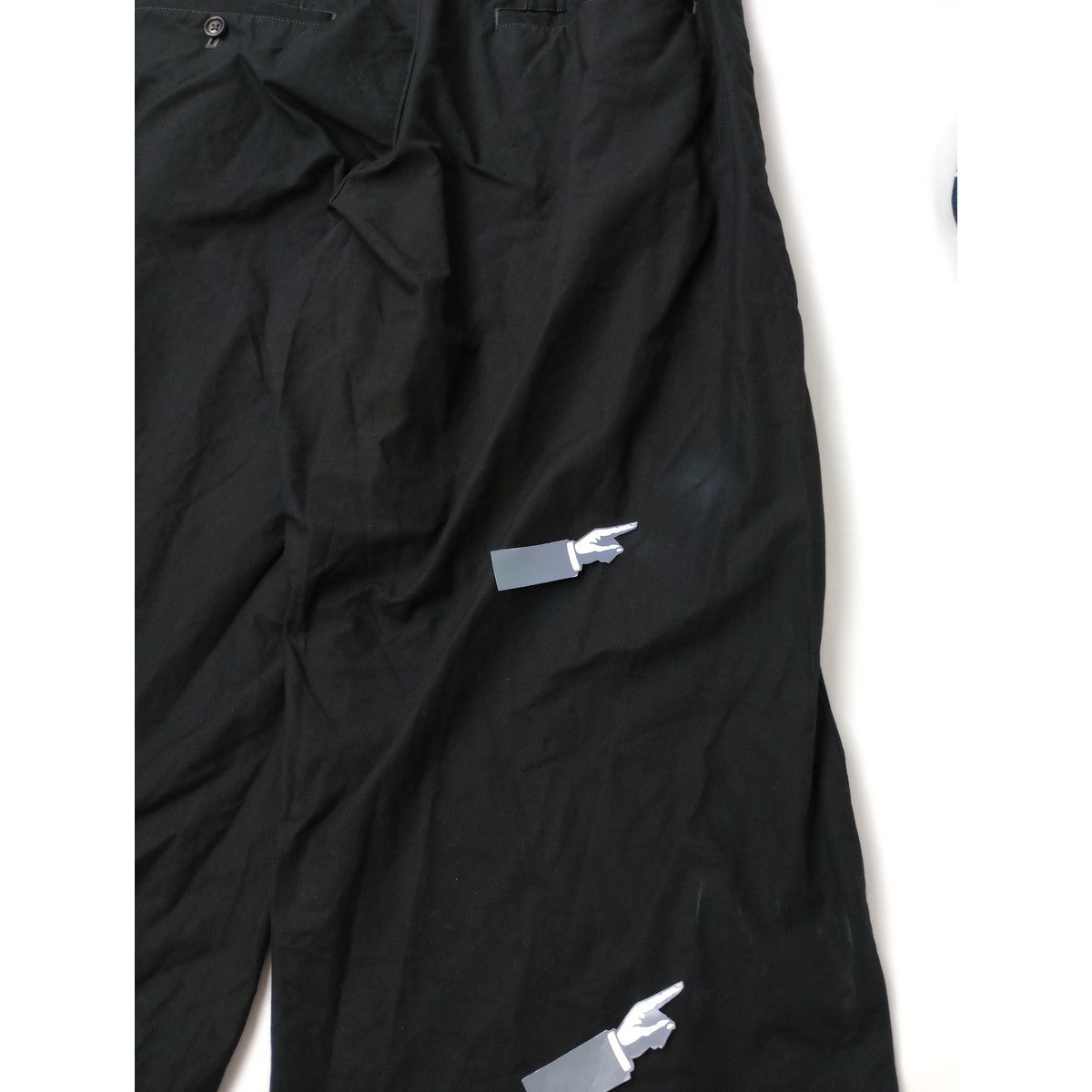 〈染〉stein シュタイン オーバーサイズ  シルエット ジャンプスーツ つなぎ メンズ  黒 ブラック 【中古】