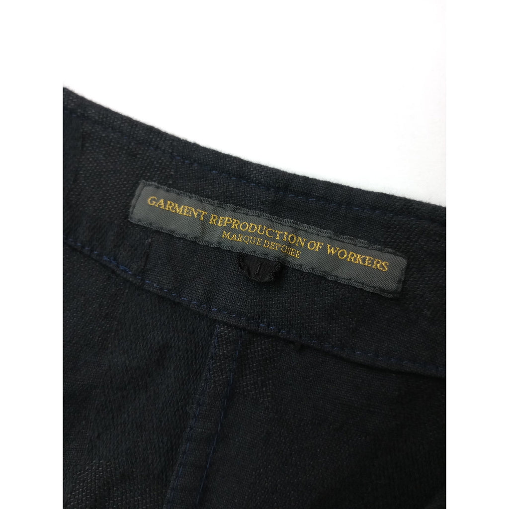 〈染〉GARMENT REPRODUCTION OF WORKERS  ガーメントリプロダクションオブワーカーズ  カシュクール ロング ワンピース  黒 ブラック 1【中古】