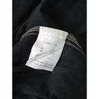 〈染〉suzuki takayuki スズキタカユキ コットンシルク ロング ドレス シャツ ワンピース  黒 ブラック  1【中古】