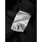 〈染〉MARGARET HOWELL マーガレットハウエル  シャツ ワンピース  コットン 綿 100％黒 ブラック 2【中古】