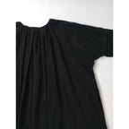 〈染〉nest Robe  ネストローブ  臼田あさ美  わがまま 別注 ロング ドレス  ワンピース 黒ブラック F (【中古】
