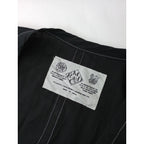 〈染〉R & D.M.Co-  オールドマンズテーラー カシュクール ロング   ドレス ワンピース 黒 ブラック【中古】