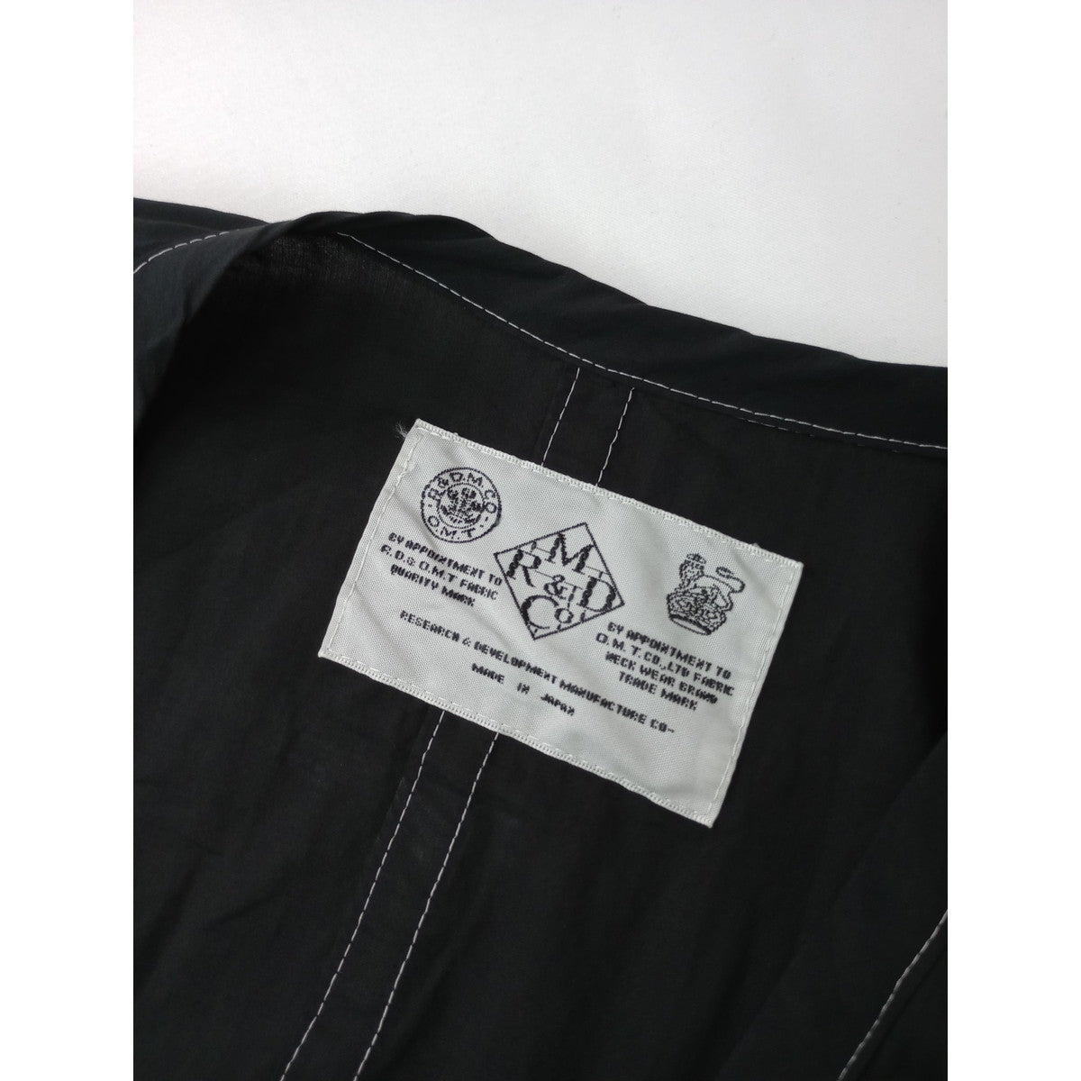 〈染〉R & D.M.Co-  オールドマンズテーラー カシュクール ロング   ドレス ワンピース 黒 ブラック【中古】
