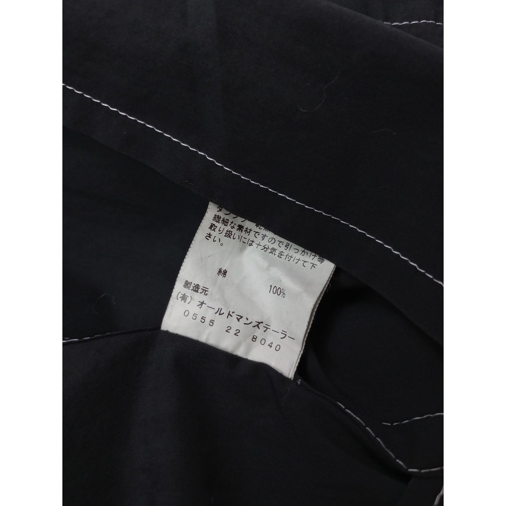 〈染〉R & D.M.Co-  オールドマンズテーラー カシュクール ロング   ドレス ワンピース 黒 ブラック【中古】