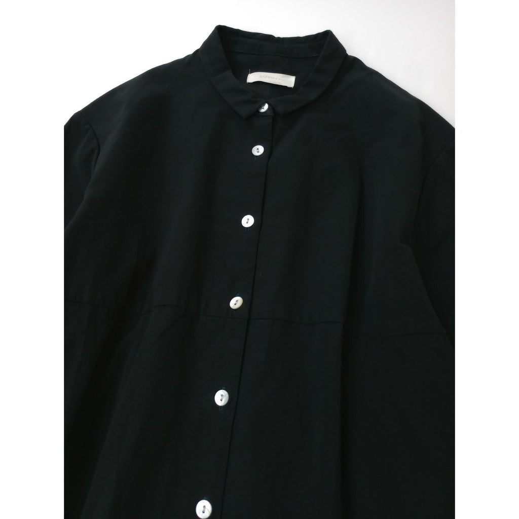 〈染〉susuri ススリ  ロング   ドレス ワンピース 黒 ブラック  0【中古】