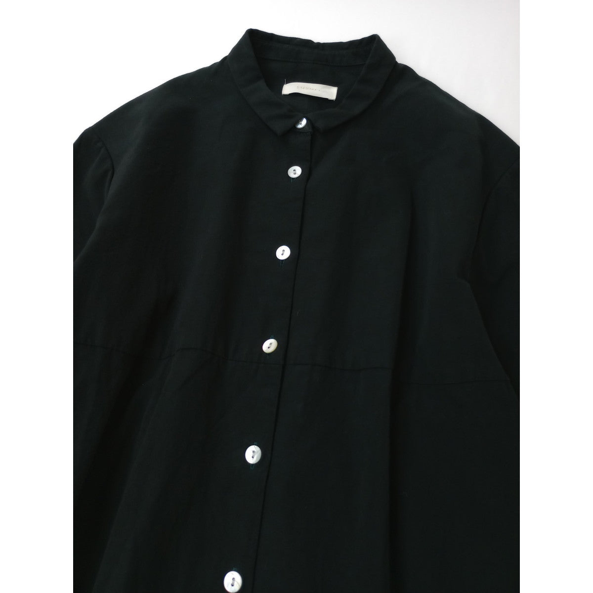 〈染〉susuri ススリ  ロング   ドレス ワンピース 黒 ブラック  0【中古】
