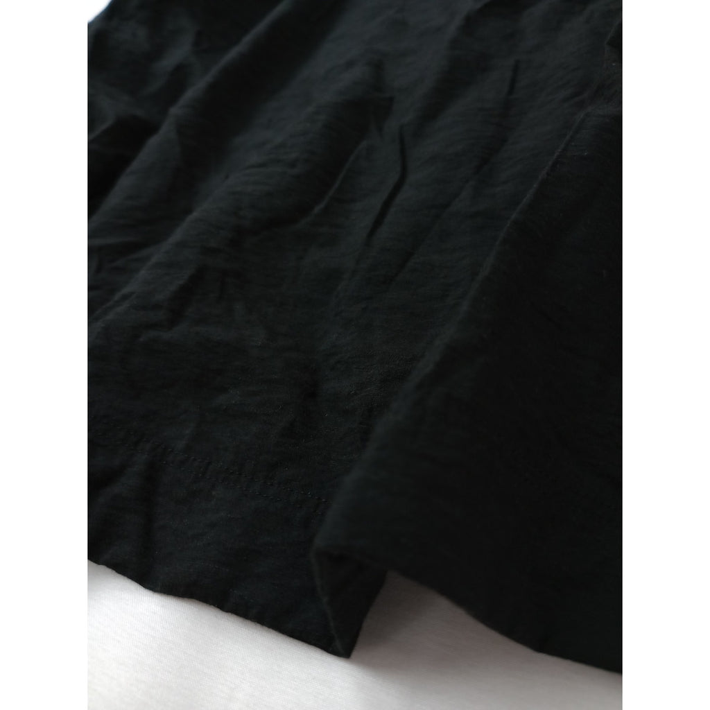 KURASHI & Trips PUBLISHING クラシ&トリップスパブリッシング 北欧暮らしの道具店  涼しさも、品のよさも　きれい色のＴシャツブラウス トップス  黒 ブラック 【中古】