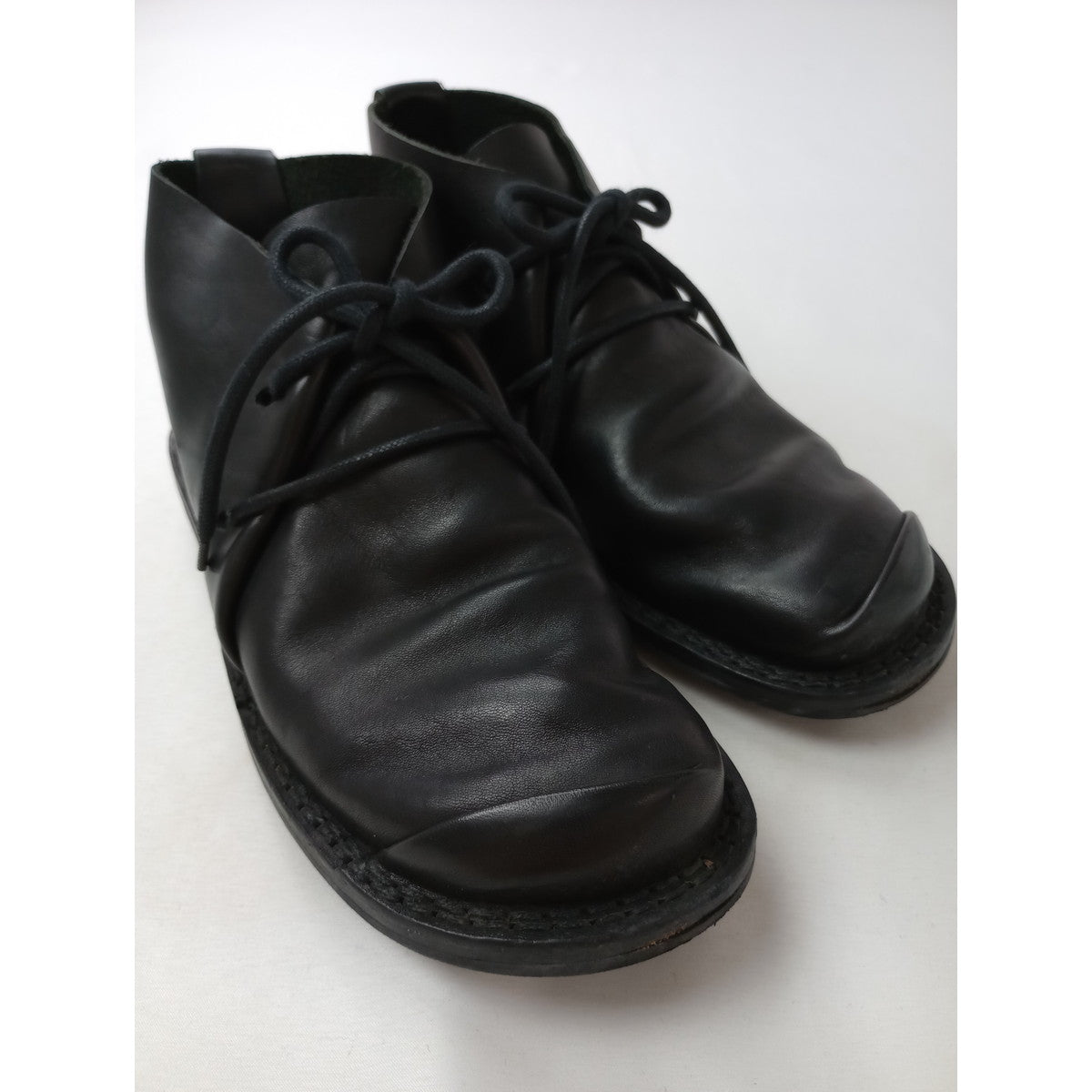 trippen トリッペン SPACE スペース レザー シューズ ブーツ  黒 ブラック  37 【中古】