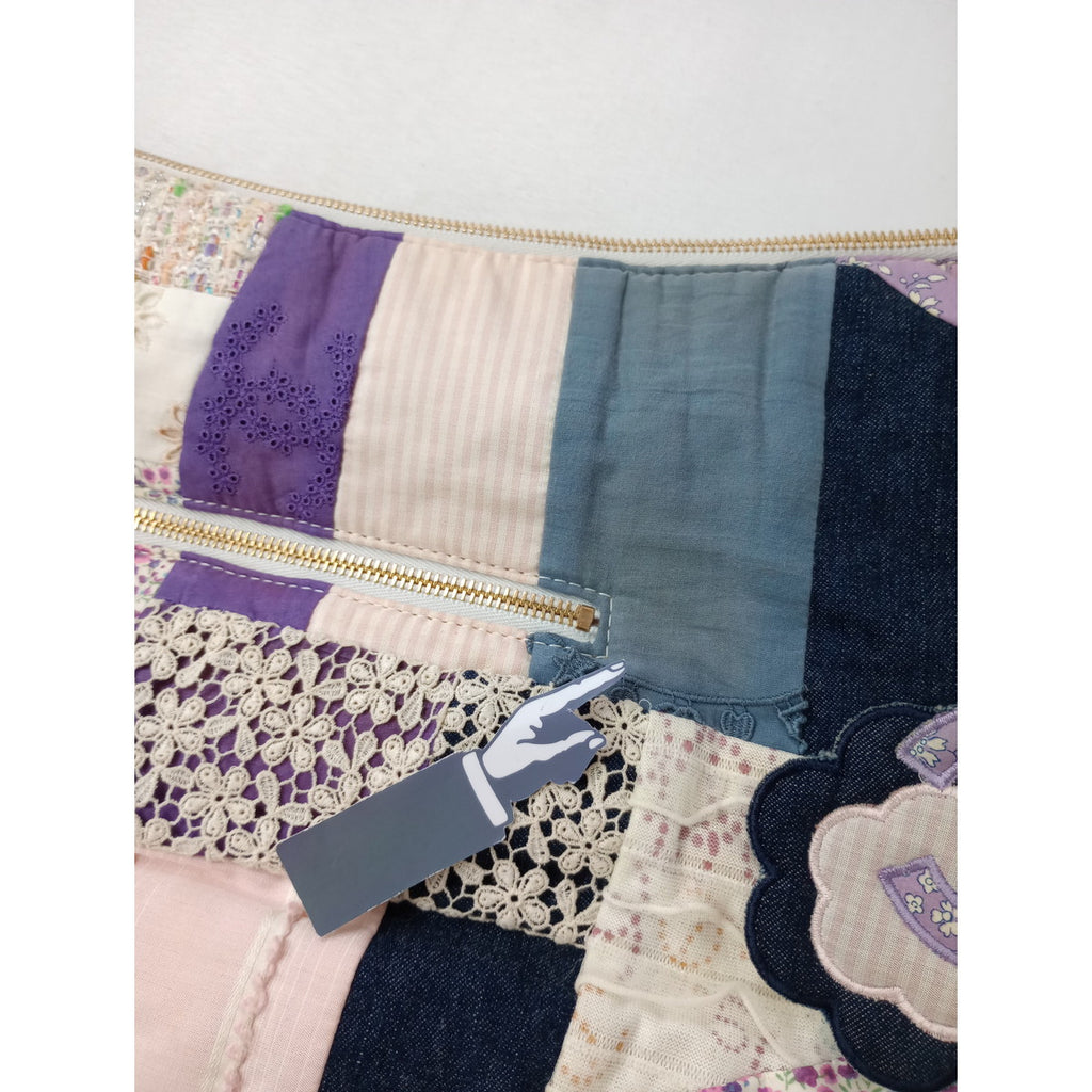 CHANEL シャネル  パッチワーク ショルダー バッグ マルチカラー 【中古】