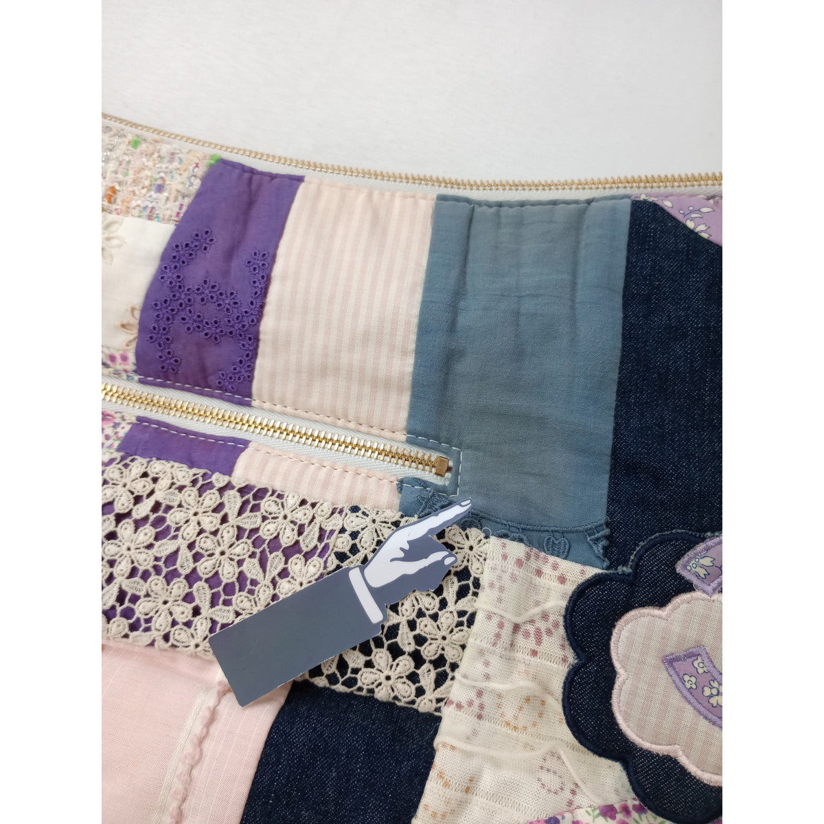 CHANEL シャネル  パッチワーク ショルダー バッグ マルチカラー 【中古】