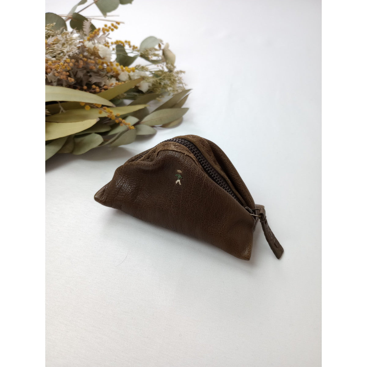 HENRY BEGUELIN エンリーベグリン コインケース  財布 ウォレット  ダークブラウン 【中古】