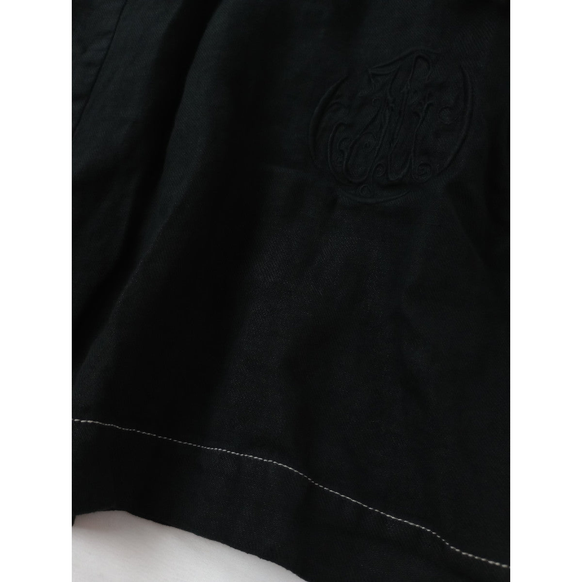 〈染〉GASA  ガサ  カシュクール  ロング ワンピース 黒 ブラック