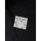 〈染〉homspun ホームスパン ドルマンスリーブ コットン 綿 100％  ロング ドレス   ワンピース 黒 ブラック 【中古】