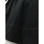 〈染〉  humoresque ユーモレスク  tight skirt タイトスカート 黒 ブラック  【中古】