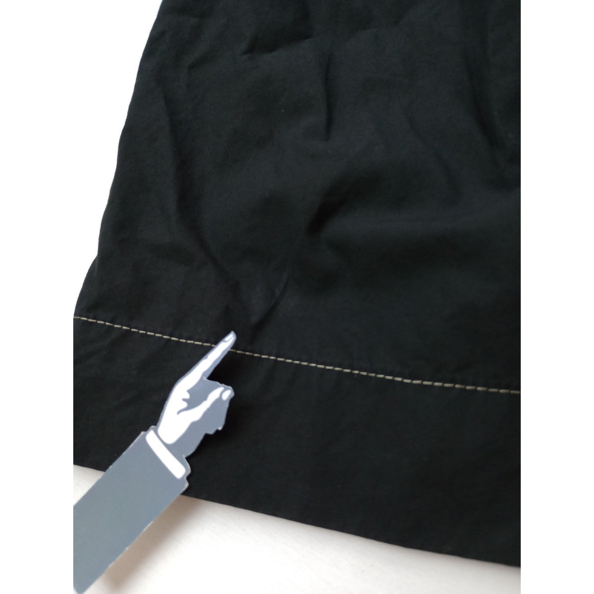 〈染〉  humoresque ユーモレスク  tight skirt タイトスカート 黒 ブラック  【中古】