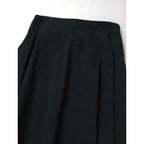 〈染〉 MADISON BLUE マディソンブルー  MI-MOLLET FLARE SKIRT デニム ミモレ フレア スカート 黒 ブラック 00 XS