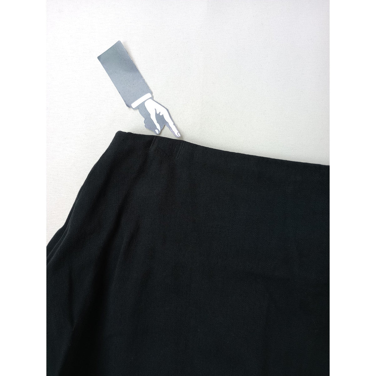 〈染〉 MADISON BLUE マディソンブルー  MI-MOLLET FLARE SKIRT デニム ミモレ フレア スカート 黒 ブラック 00 XS