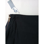 〈染〉 MADISON BLUE マディソンブルー  MI-MOLLET FLARE SKIRT デニム ミモレ フレア スカート 黒 ブラック 00 XS