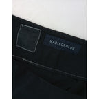 〈染〉 MADISON BLUE マディソンブルー  MI-MOLLET FLARE SKIRT デニム ミモレ フレア スカート 黒 ブラック 00 XS