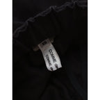 〈染〉comme des garcons コムデギャルソン  コムコム リネン サルエル  パンツ  黒 ブラック 【中古】