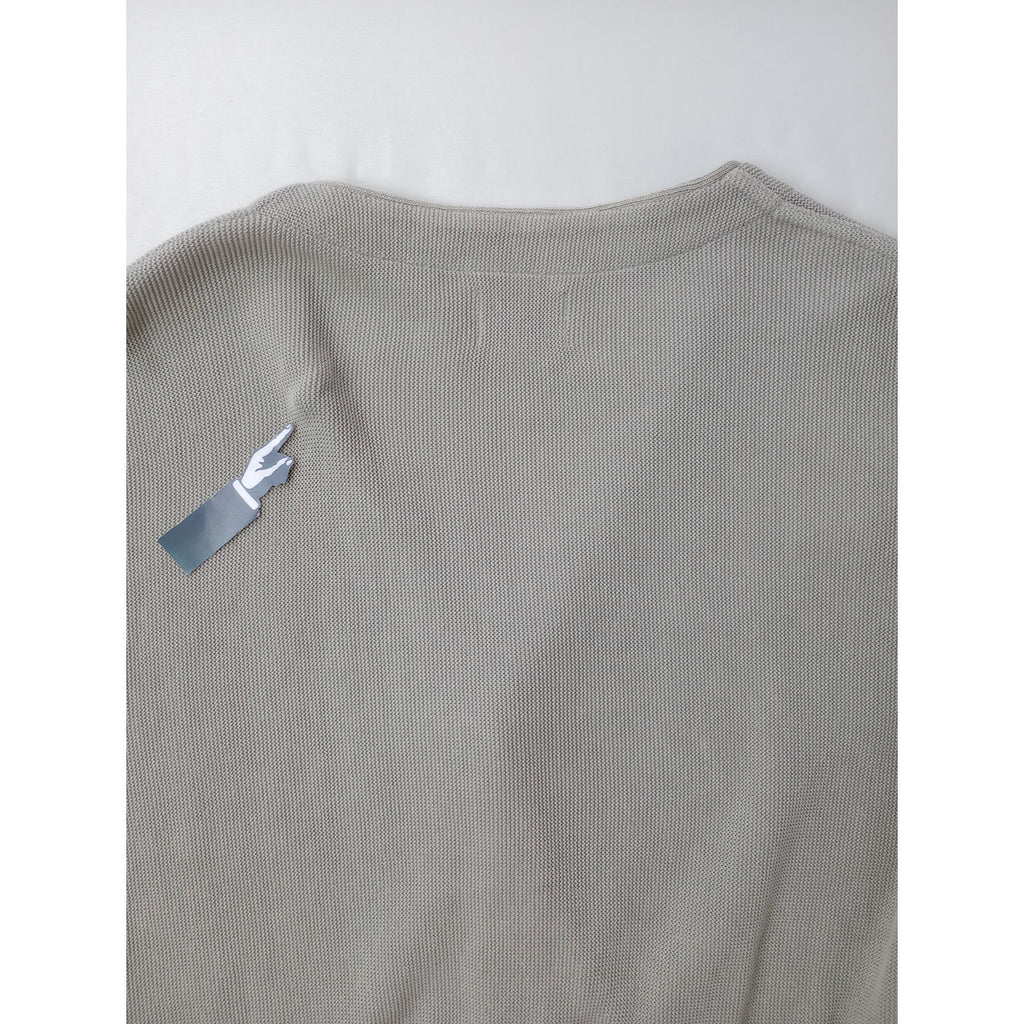 Yonetomi ヨネトミ GIMA COTTON KNIT CARDIGAN 疑麻  ギマ コットン カーディガン 羽織 ライトグレー  【中古】