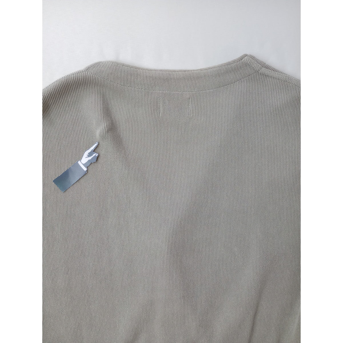 Yonetomi ヨネトミ GIMA COTTON KNIT CARDIGAN 疑麻  ギマ コットン カーディガン 羽織 ライトグレー  【中古】