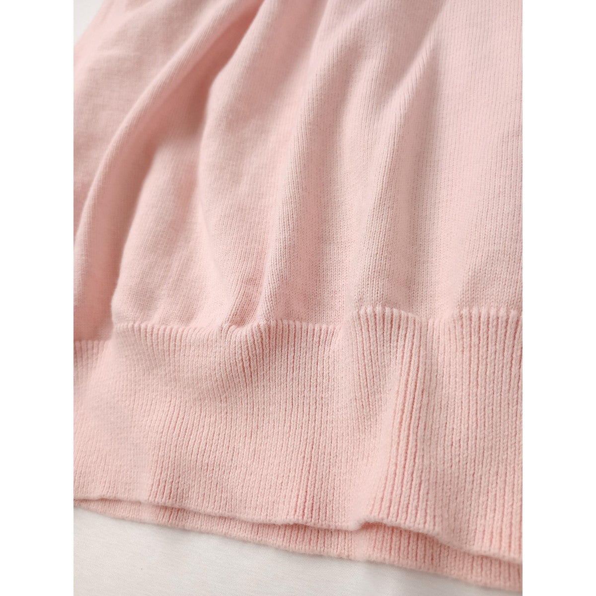 JOURNAL STANDARD LUXE ジャーナルスタンダード ラックス C/Caテンジク カシミヤ 混 ニット  クルーネックプルオーバー トップス  ピンク 【中古】